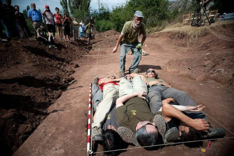 Recreaci&oacute;n de los cuerpos de Barcones