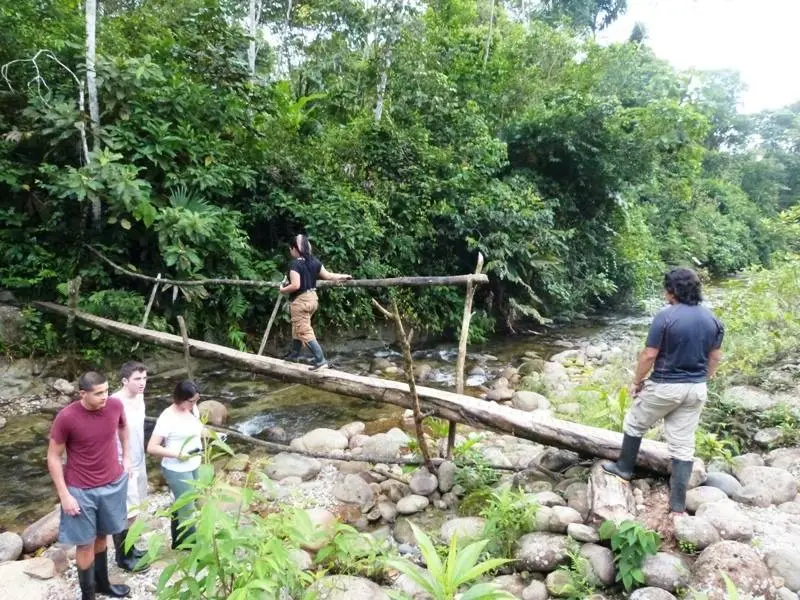 Hacia la cascada