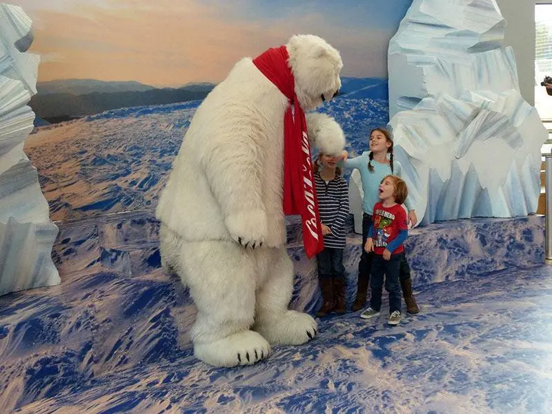 El oso polar de la Coca-Cola