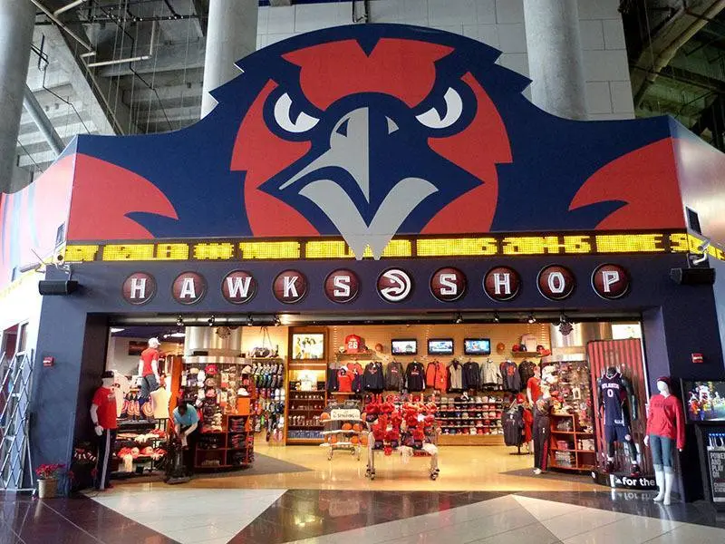 La tienda de los Atlanta Hawks
