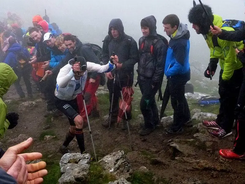 Ionut Zinca, el primero en la cima