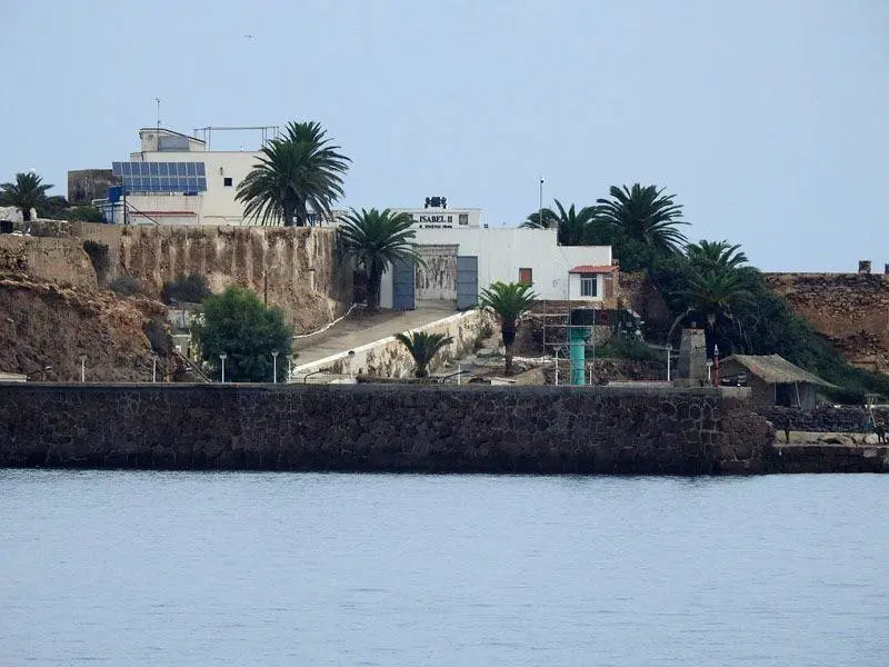 La entrada al pueblo