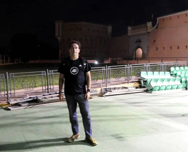 Foto desde la pista de p&aacute;del