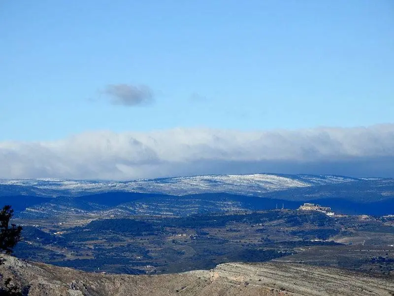 Nieve a lo lejos