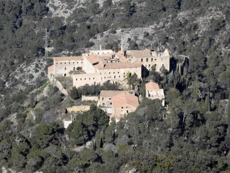 El balneario, desde arriba