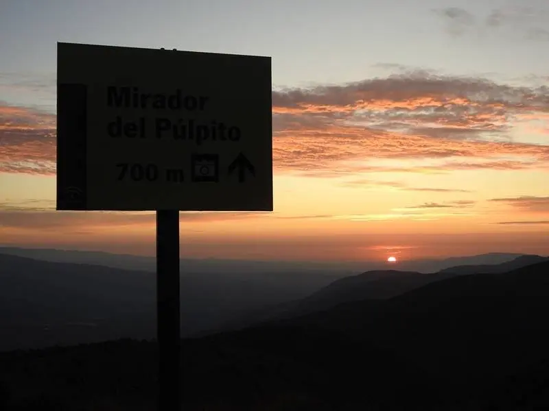 Mirador del P&uacute;lpito a 700 metros