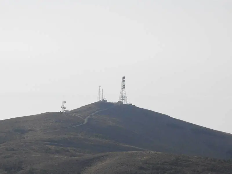 Antenas en otro de los picos