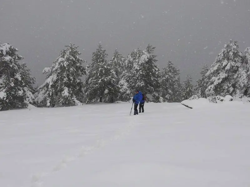 Nos nieva al bajar