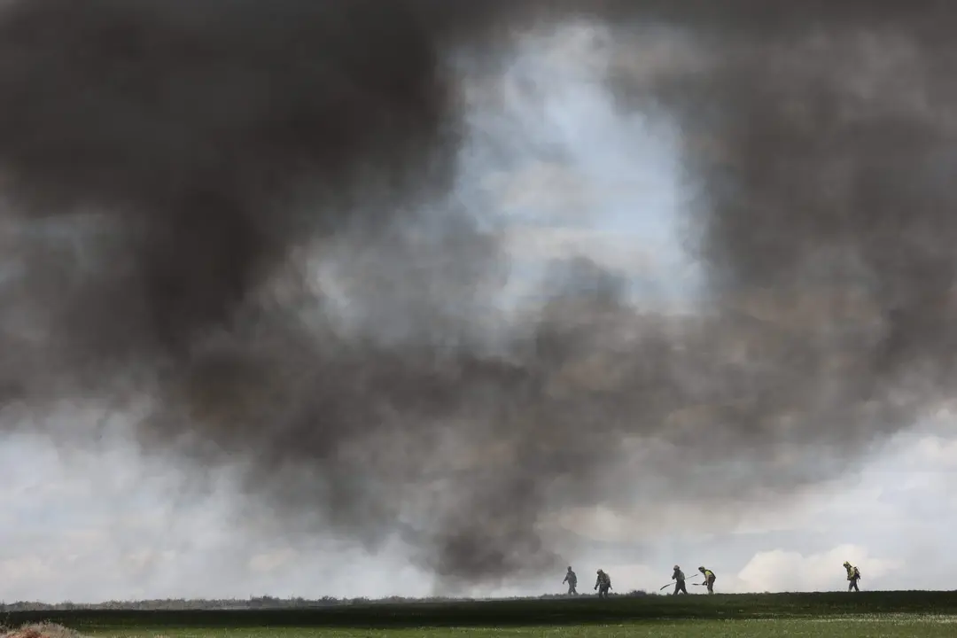 Incendio en el desguace de Carbonera 2