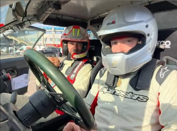 Agust&iacute;n &Aacute;lvaro y su copiloto