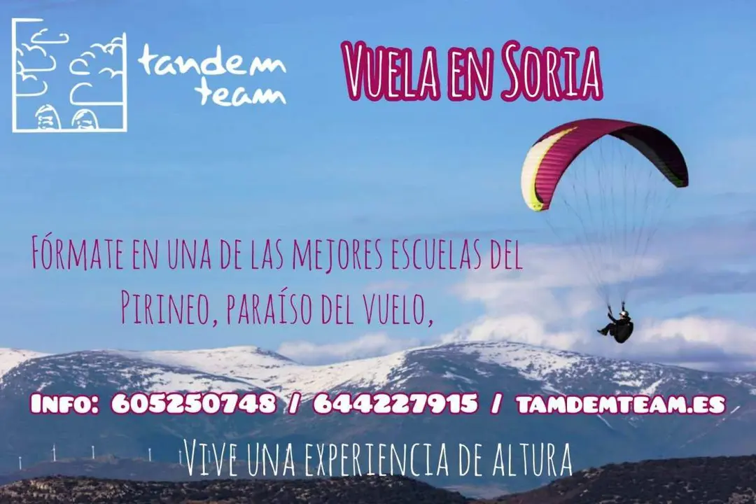 Curso de parapente en Pirineos para volar en Soria