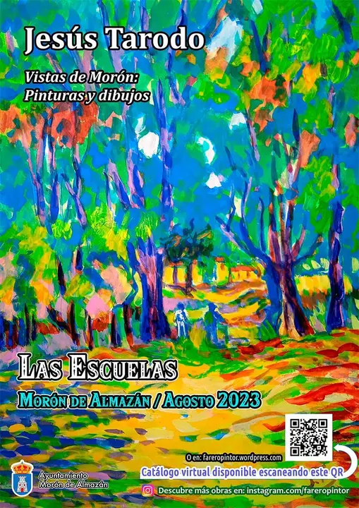 Cartel de la exposici&oacute;n de Mor&oacute;n de Almaz&aacute;n