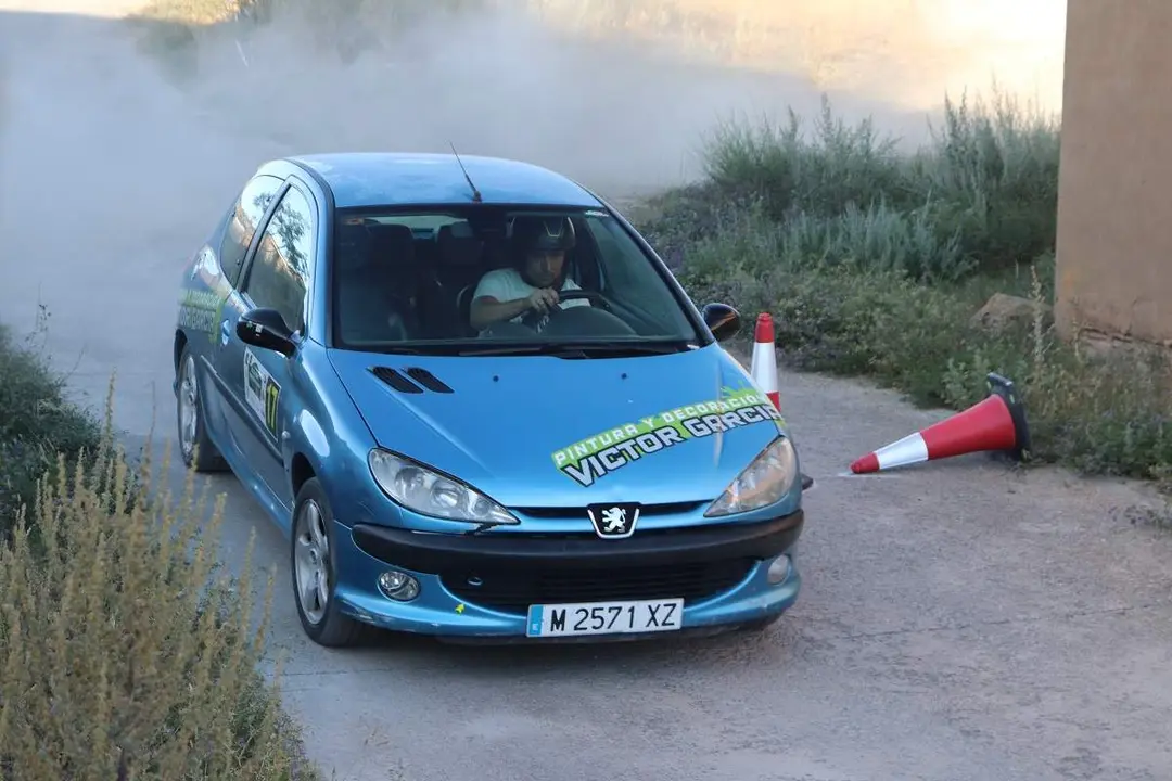 Prueba de slalom en Borobia