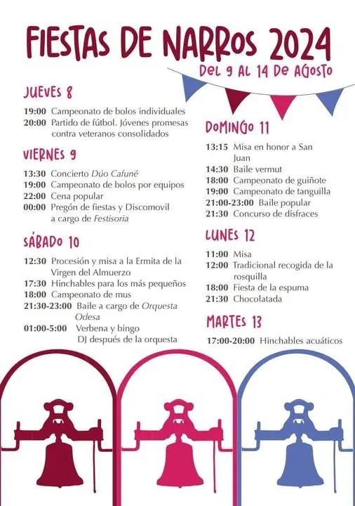 Fiestas de Narros