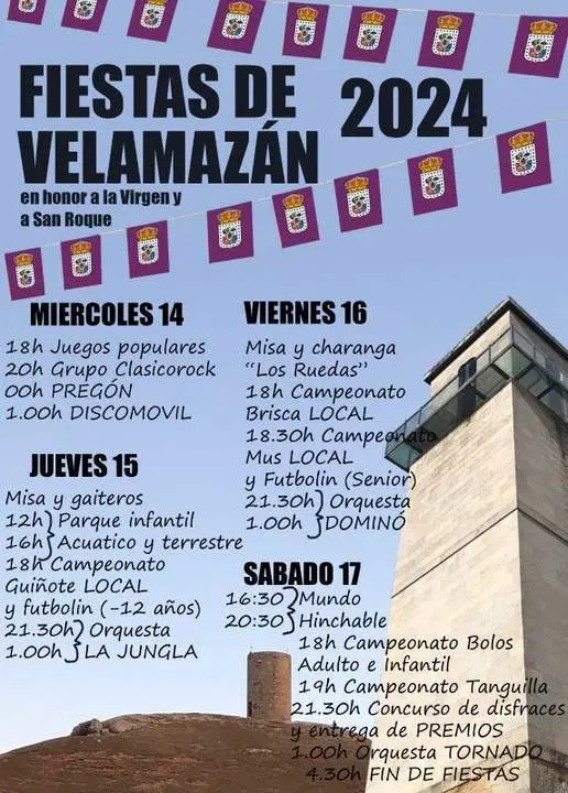 Fiestas Velamaz&aacute;n 2024