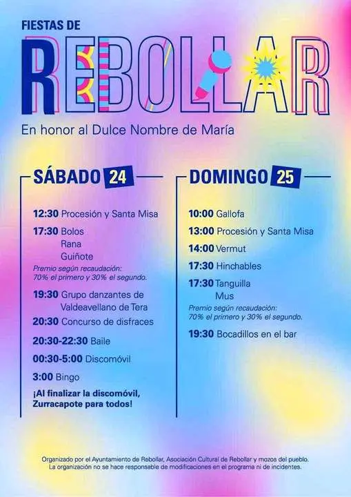 Rebollar en fiestas