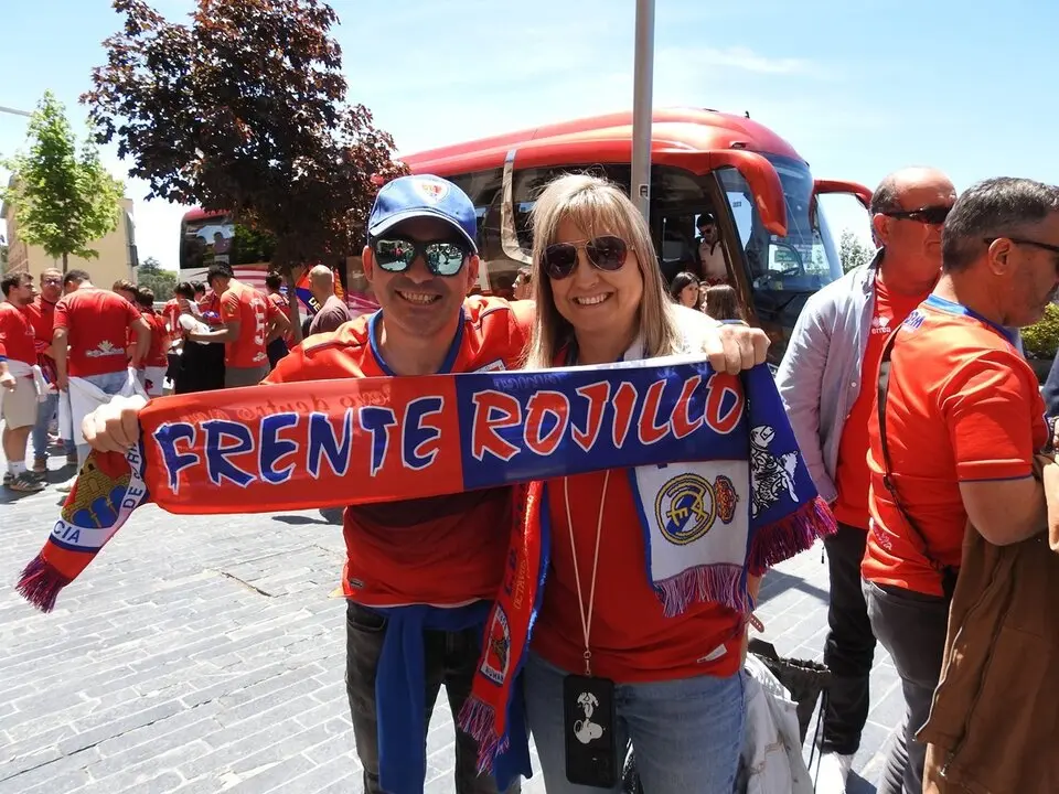 Aficionados del CD Numancia en Teruel (2)