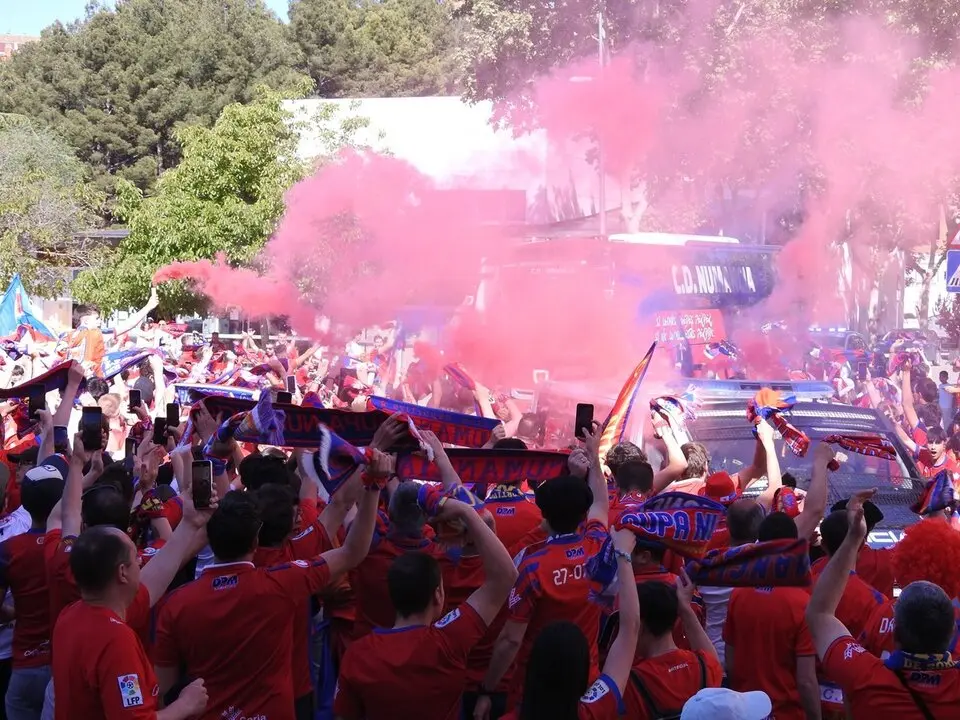 Llegada del Numancia a Pinilla, campo del Teruel (23)