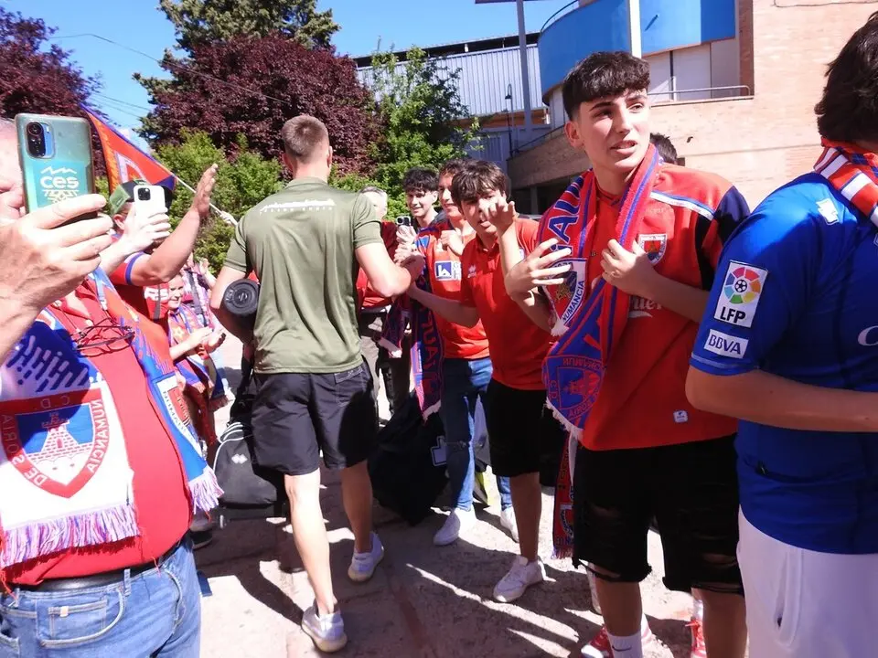 Llegada del Numancia a Pinilla, campo del Teruel (35)