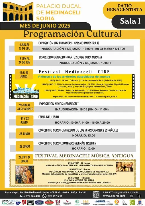 Programaci&oacute;n cultural en Medinaceli