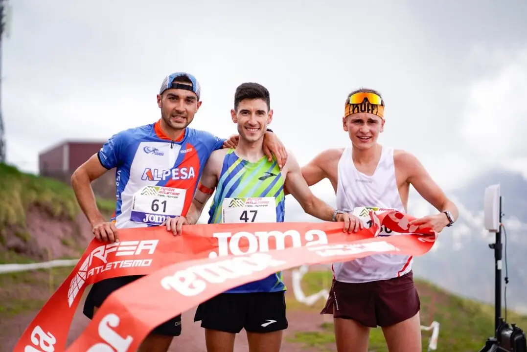 Daniel izquierdo, plata en Canfranc. Foto RFEA