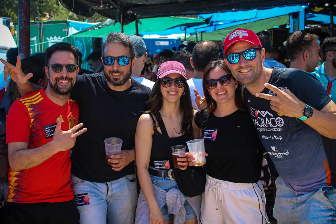 Ambiente en los chiringuitos de Valonsadero