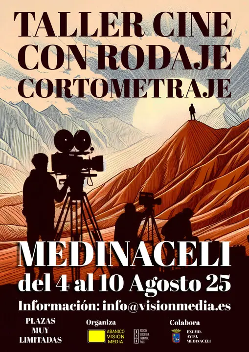Taller de Cine en Medinaceli (Soria) con rodaje de Cortometraje