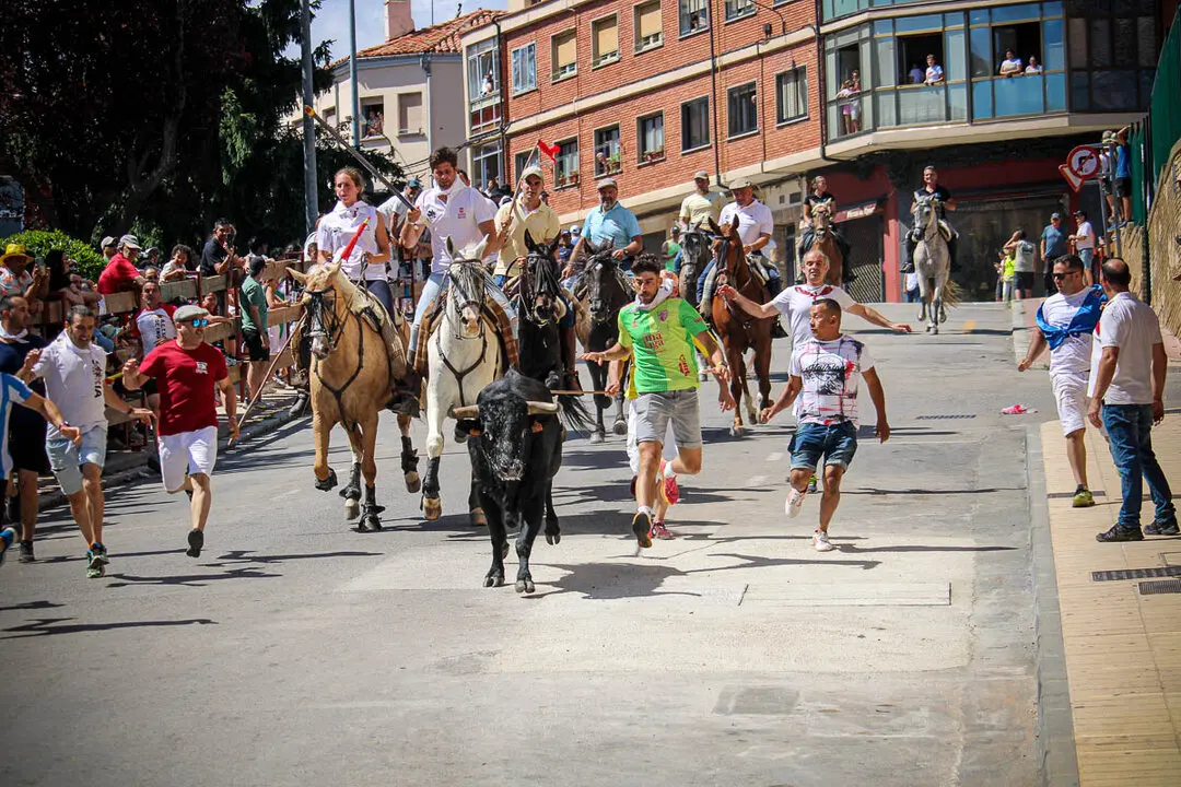 Llegada de La Saca a la plaza de Toros
