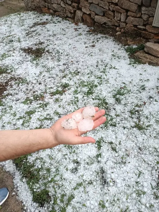 Granizada en Abejar 12