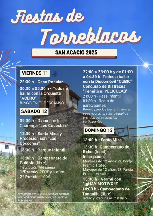 Fiestas Torreblacos