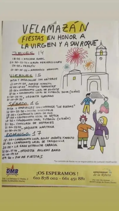 Fiestas de Velamaz&aacute;n