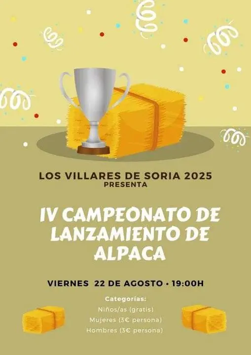 Los Villares de Soria Lanzamiento de Alpaca