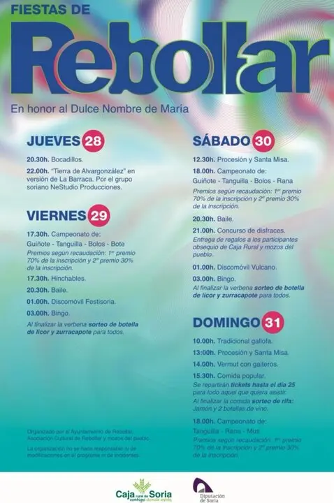 Fiestas en Rebollar