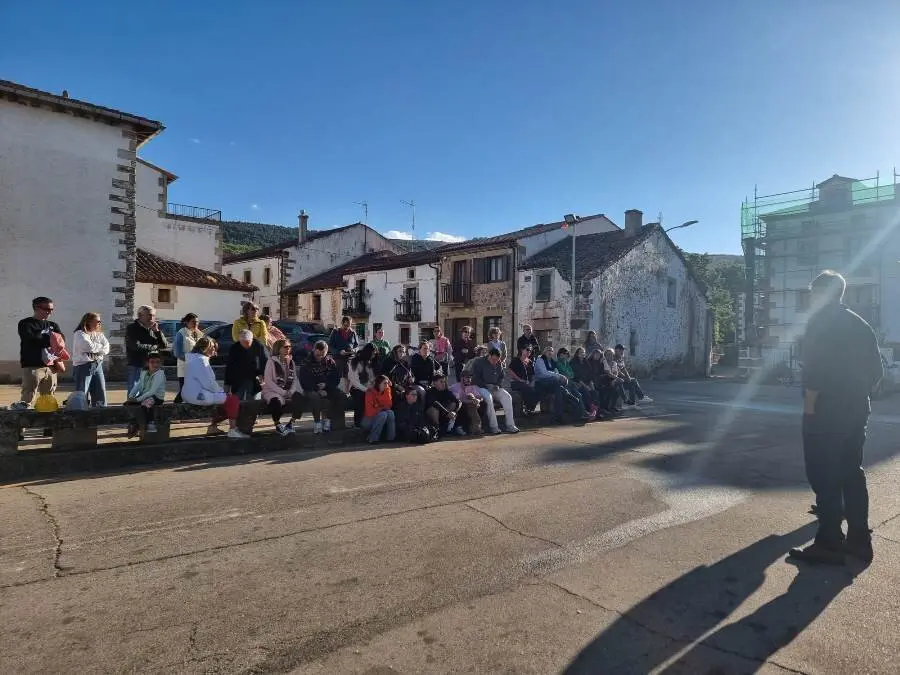 Simulacro de incendio en Villar del Ala (1)