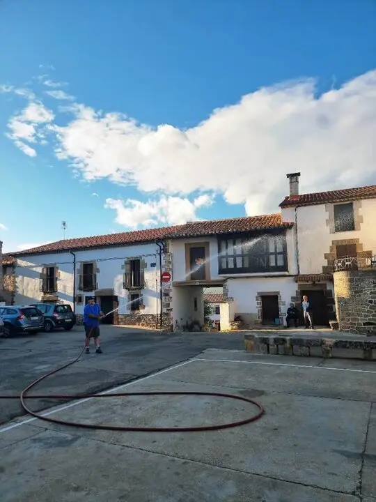Simulacro de incendio en Villar del Ala (14)