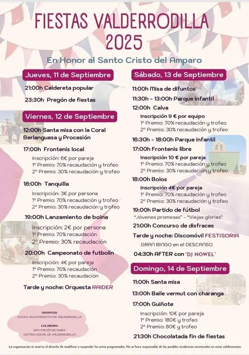 Fiestas en Valderrodilla