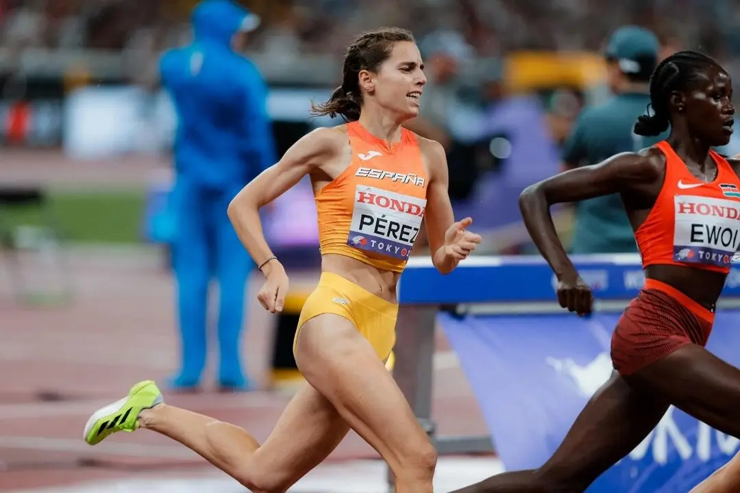 Marta P&eacute;rez, en su carrera de hoy. RFEA-Sportmedia