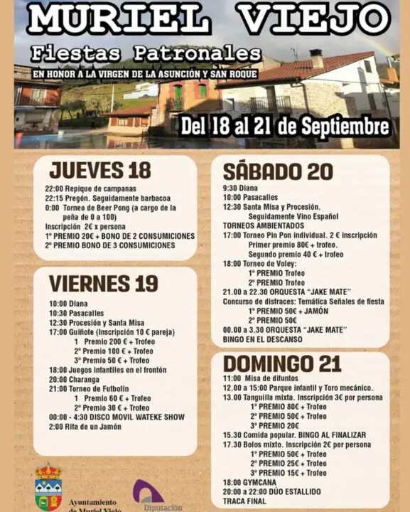 Fiestas en Muriel Viejo