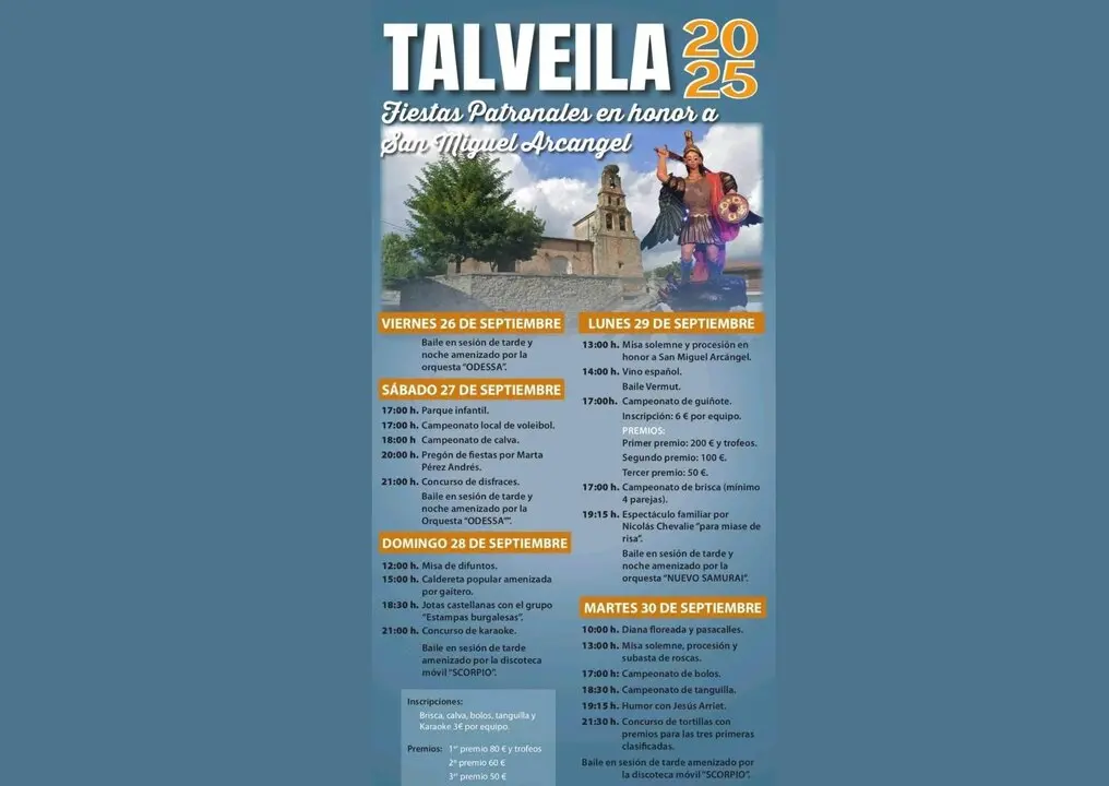 Fiestas en Talveila
