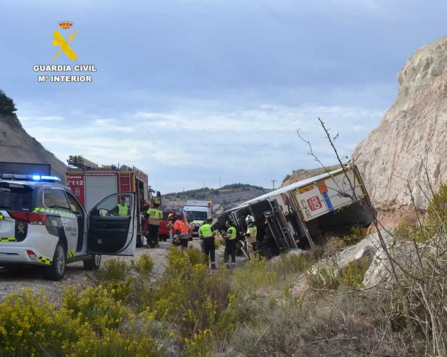 Accidente cami&oacute;n