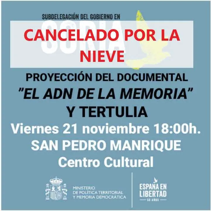 Cancelado por la nieve