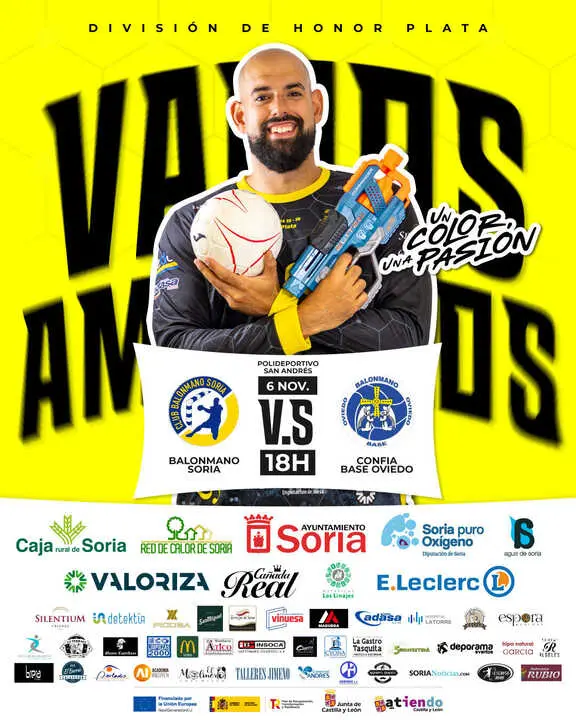 El Balonmano Soria se juega una final anticipada ante Conf&iacute;a Base Oviedo