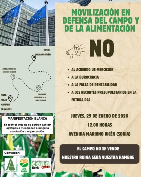 Movilizaci&oacute;n en defensa del campo