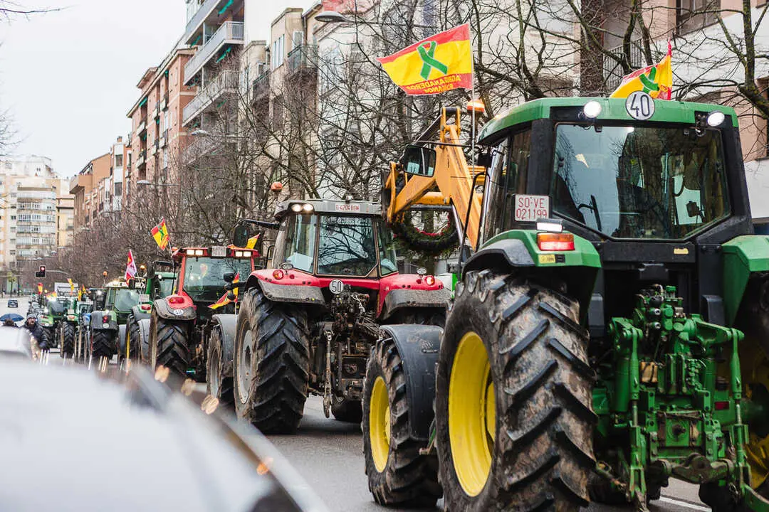 Una de las manifestaciones en Soria