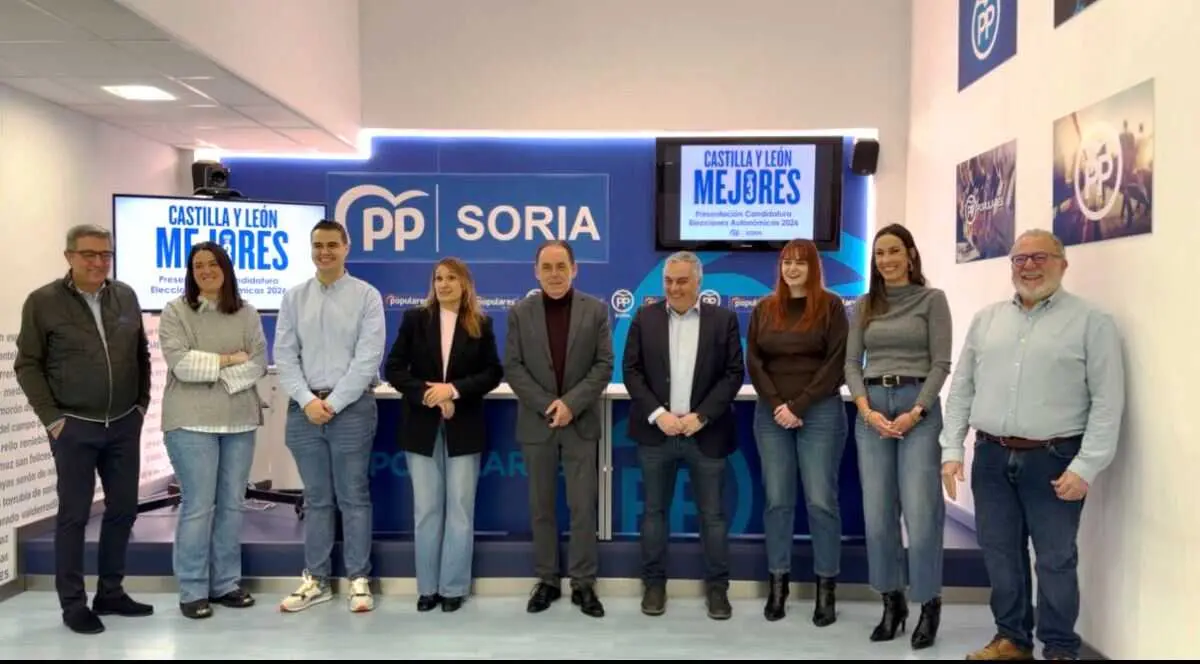 Candidatura del PP de Soria a las elecciones del 15 de marzo