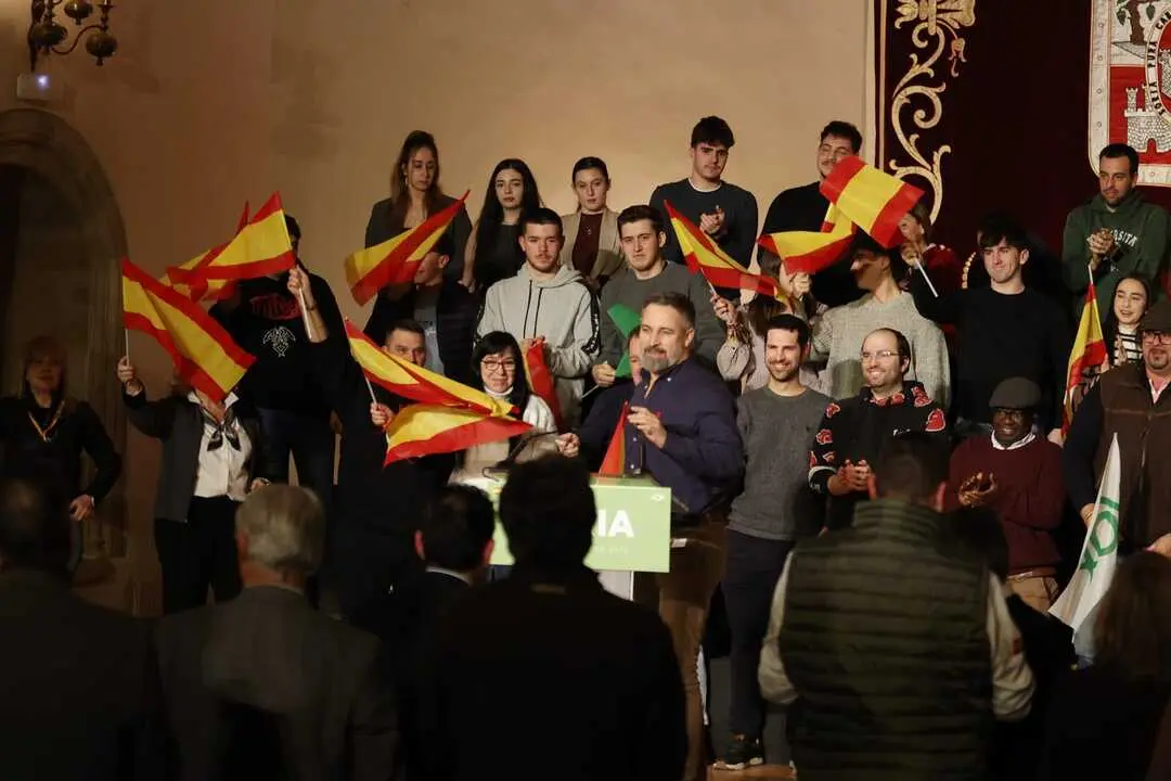 Mitin de Abascal en Soria