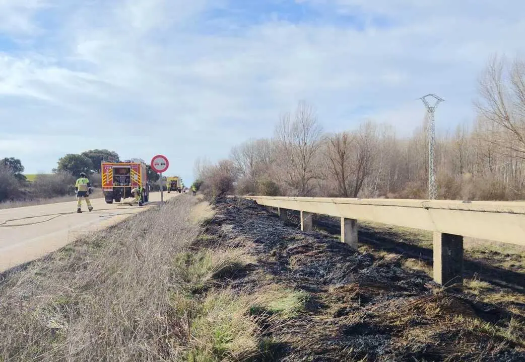 Incendio en la CL-116