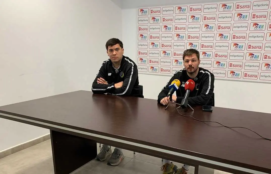 Imagen de la rueda de prensa del BM Soria