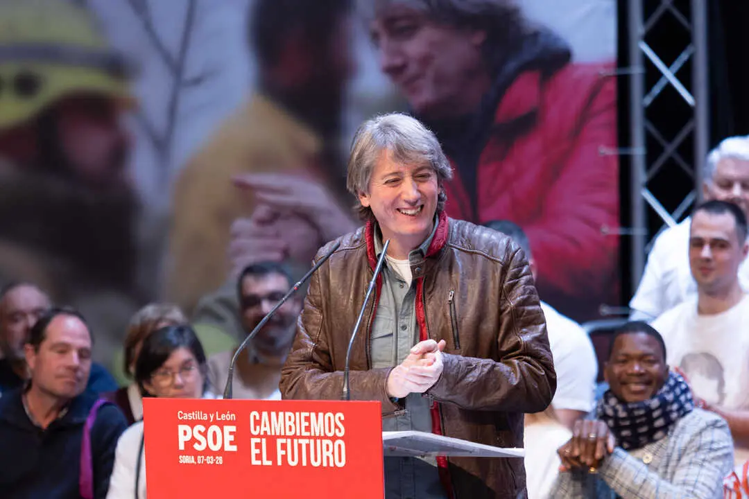 Carlos Mart&iacute;nez en el mitin de Pedro S&aacute;nchez en Soria-20