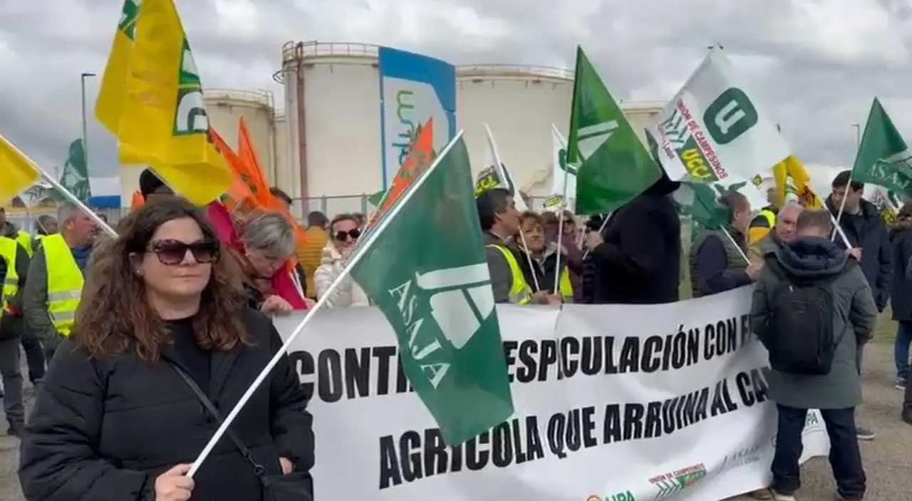 Manifestaci&oacute;n de Asaja en Santovenia